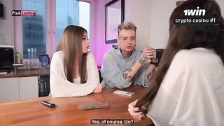 A girl was secretly fucked by her boyfriend in front of her friend