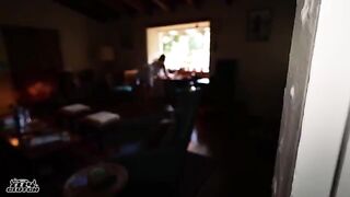 While grandparents are away, we have fun in the bedroom with free use
