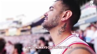 A petite girl would do anything for her favorite soccer team