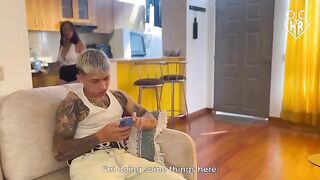 The passion of a steamy stepmom and stepson encounter