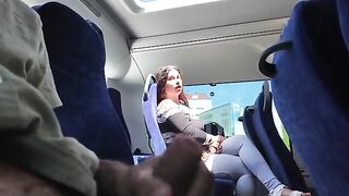 The guy did a dick flash in the bus and got a blowjob from a stranger