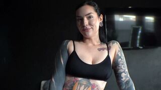 A girl with braces is eager for sex, craving the intense sensation
