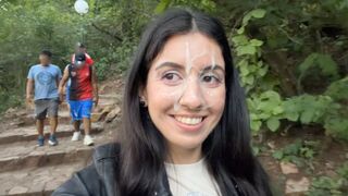 I had to strain my willpower and shoot cum on his face in the park