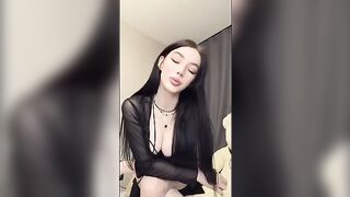 The girl with a big ass plays with sex toys and orders to fuck