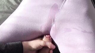 I rubbed my wet pussy and got cum inside me