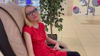 A beautiful girl is ready to do anything for money