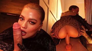 You can put it in your mouth, and there's a net on top - The best foot fetish experience!