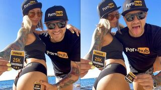Owiaks celebrate 25k subscribers on Pornhub with exclusive content