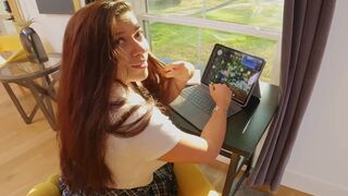 A pervert dad fucked his stepdaughter for being naughty in school