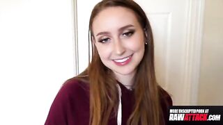 Petite Laney Grey gets her pussy filled with a big monster cock