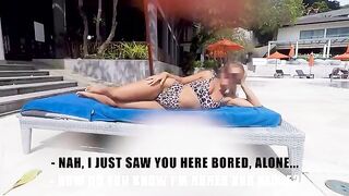 Hot pick up sex with a girl from the pool